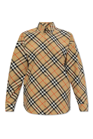 【BURBERRY】現行タグ Burberry check shirt Burberry Check Cotton Shirt | Saks Fifth Avenue